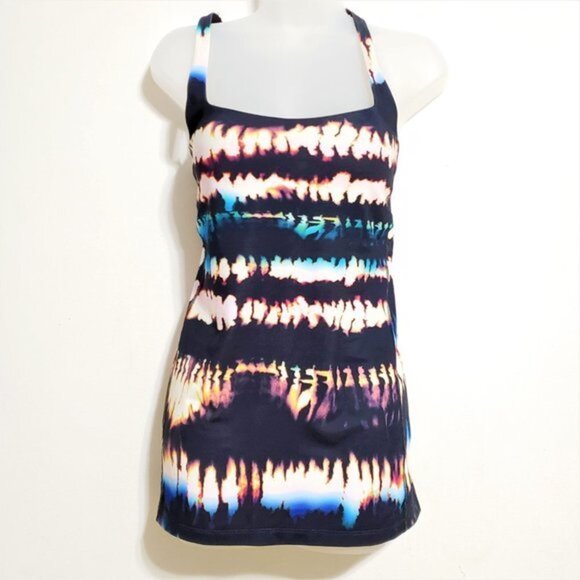 Lucy Activewear Let It Be Bra Tank Top~Fire Dance - Picture 4 of 11